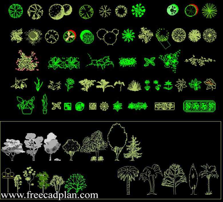 trees-and-plants-cad-block-for-autocad-dwg-download-free-cad-plan