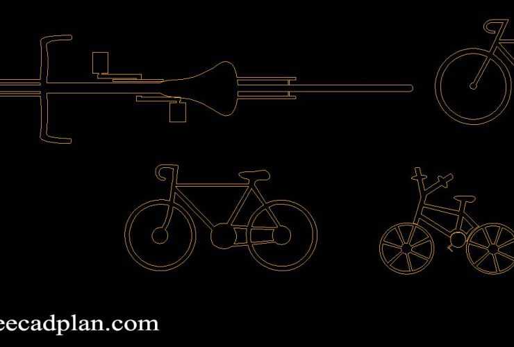 2d bicycle dwg