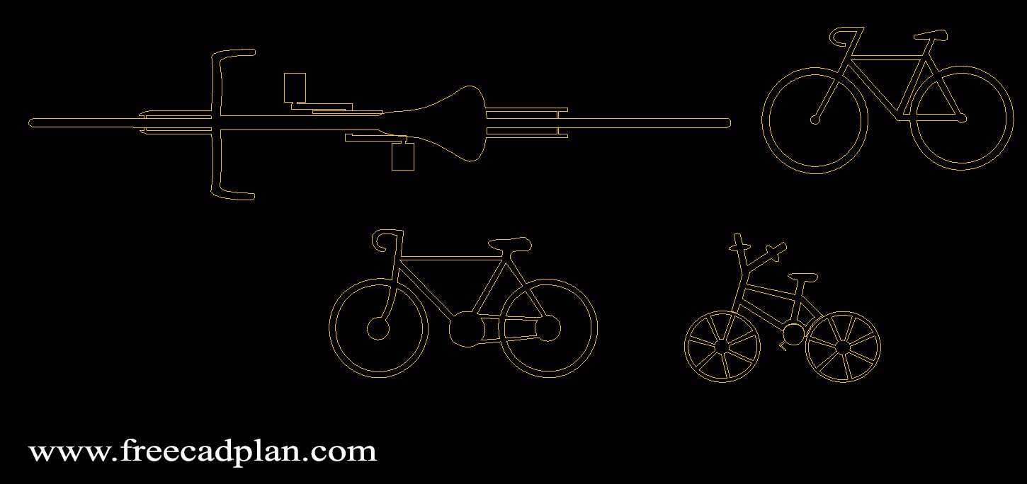2d bicycle dwg