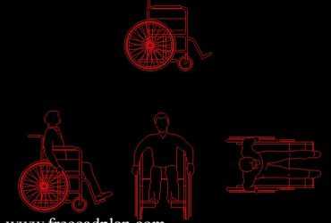 wheelchair autocad