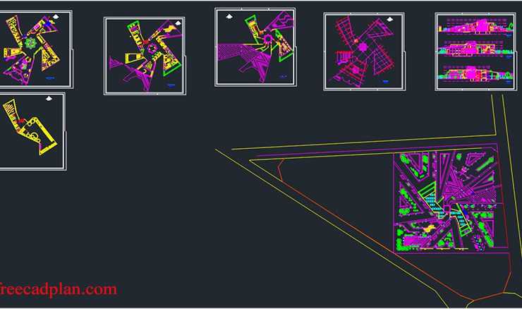 Research center in AutoCAD