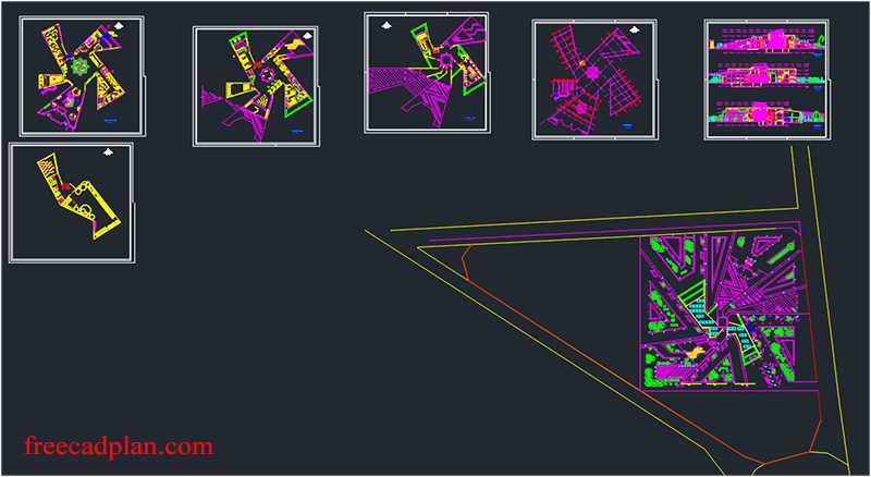 Research center in AutoCAD