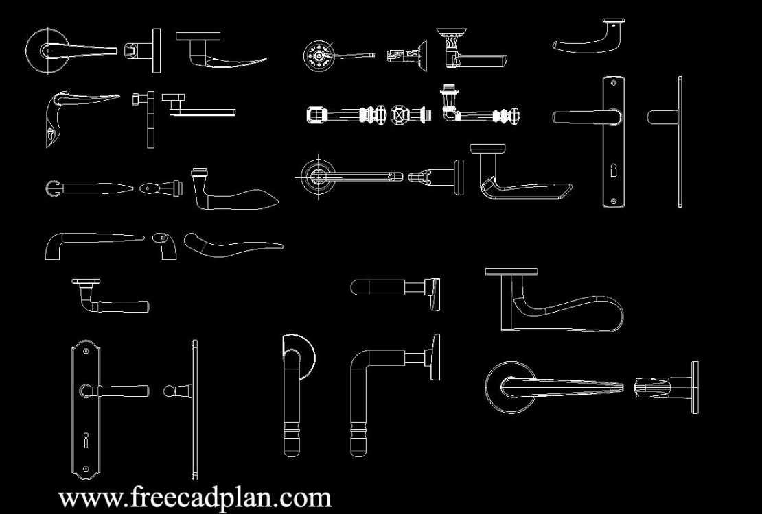 handle autoCAD Archives free cad plan