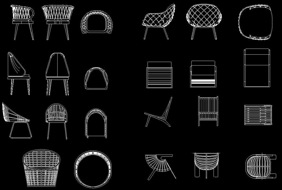 outdoor chair cad Archives - free cad plan