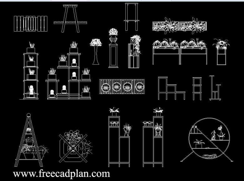 vase cad block Archives free cad plan